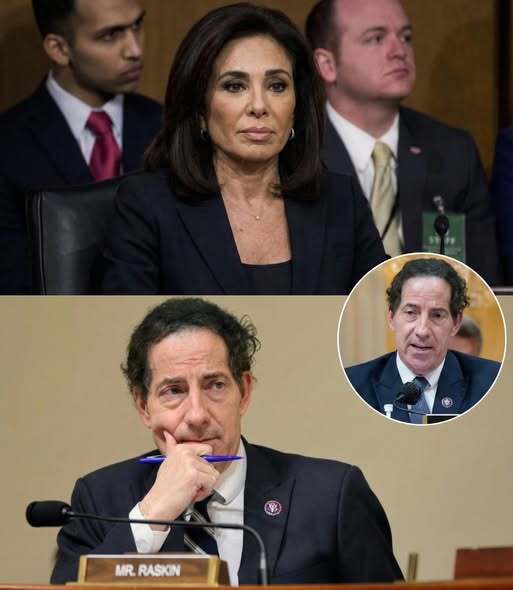 The Gavel Falls on Washington: Judge Jeanine Pirro Targets Jamie Raskin in a High-Stakes Financial Firestorm.