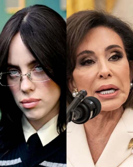 BILLIE EILISH INTERVIEW CLIP SPARKS ONLINE FIRESTORM AFTER JEANINE PIRRO WEIGHS 