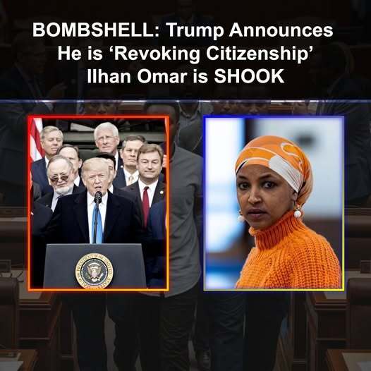 BOMBSHELL: President Donald Trump Announces He is ‘Revoking Citizenship’ — Ilhan Omar is SHOOK